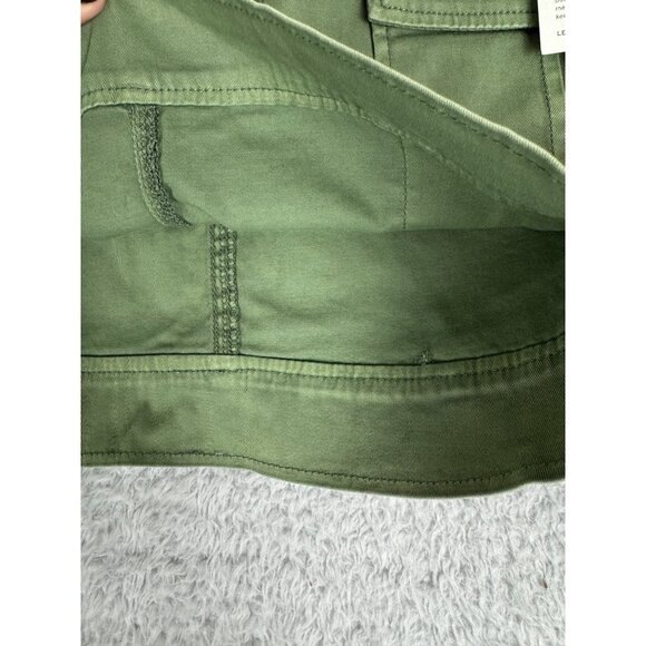 Hudson Nell Cargo Skirt Womens Sz 24 OliveGreen Cotton Blend NWT Y2K Style *Read - Picture 9 of 14